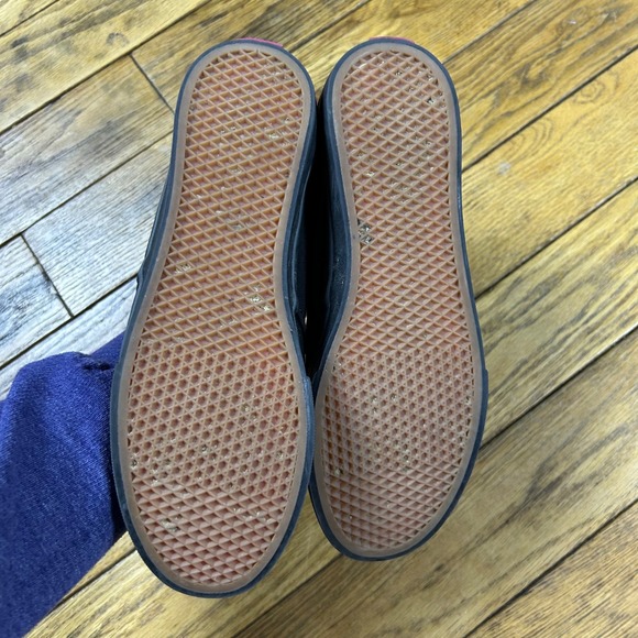 Vans Authentic Black Canvas Low Top Sneakers Women's Size 7 - Picture 5 of 8